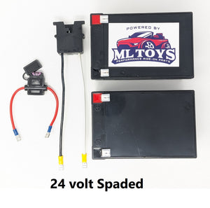 24 Volt Conversion for 12 Volt Power Wheels w/ charger