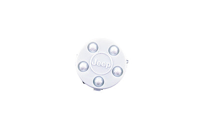 Jeep Wrangler Wheel Center Cap White