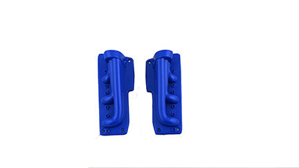 Dune Racer Valve Cover Exhaust - Blue