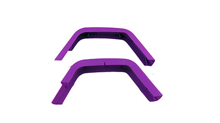 Jeep Wrangler Rear Fender Set - Purple
