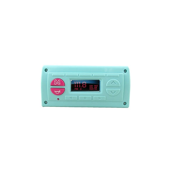 Jeep Wrangler Soundbox - Aqua with Pink Buttons