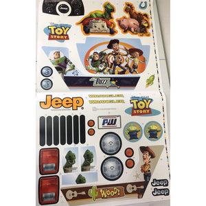 Jeep Wrangler Toy Story Stickers