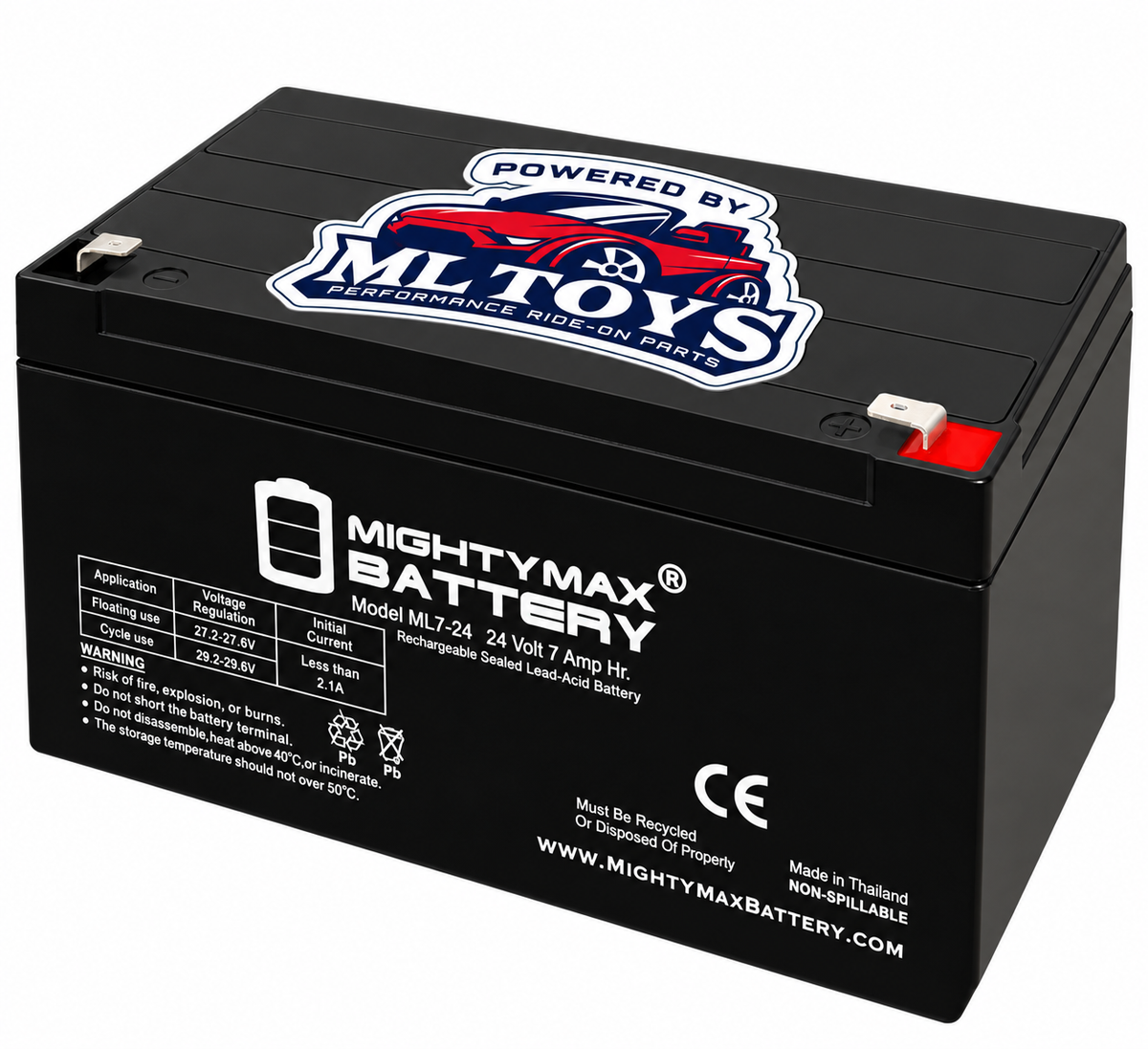 24 Volt 7 amp Battery