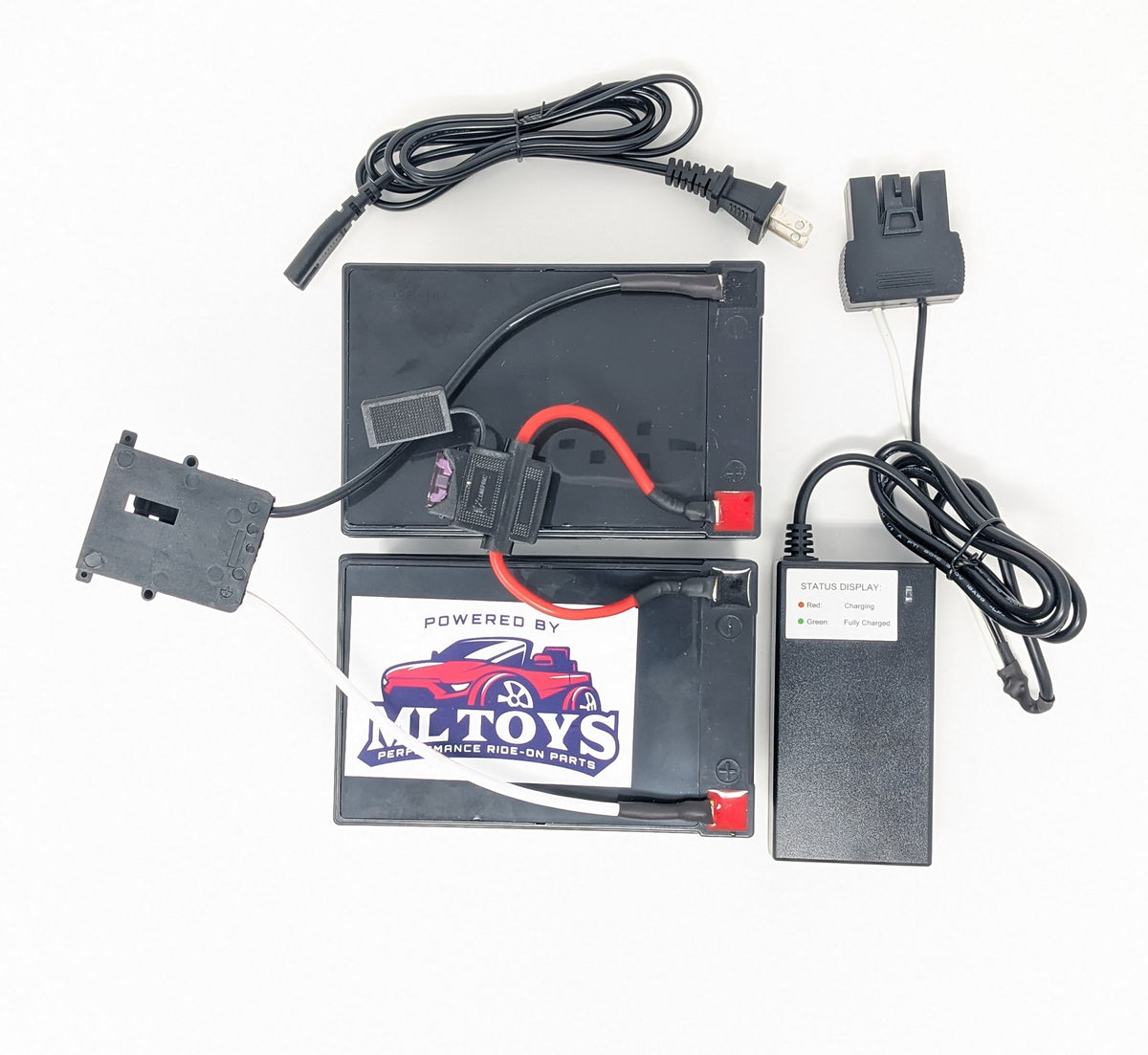 24 Volt Conversion for 12 Volt Power Wheels w/ charger