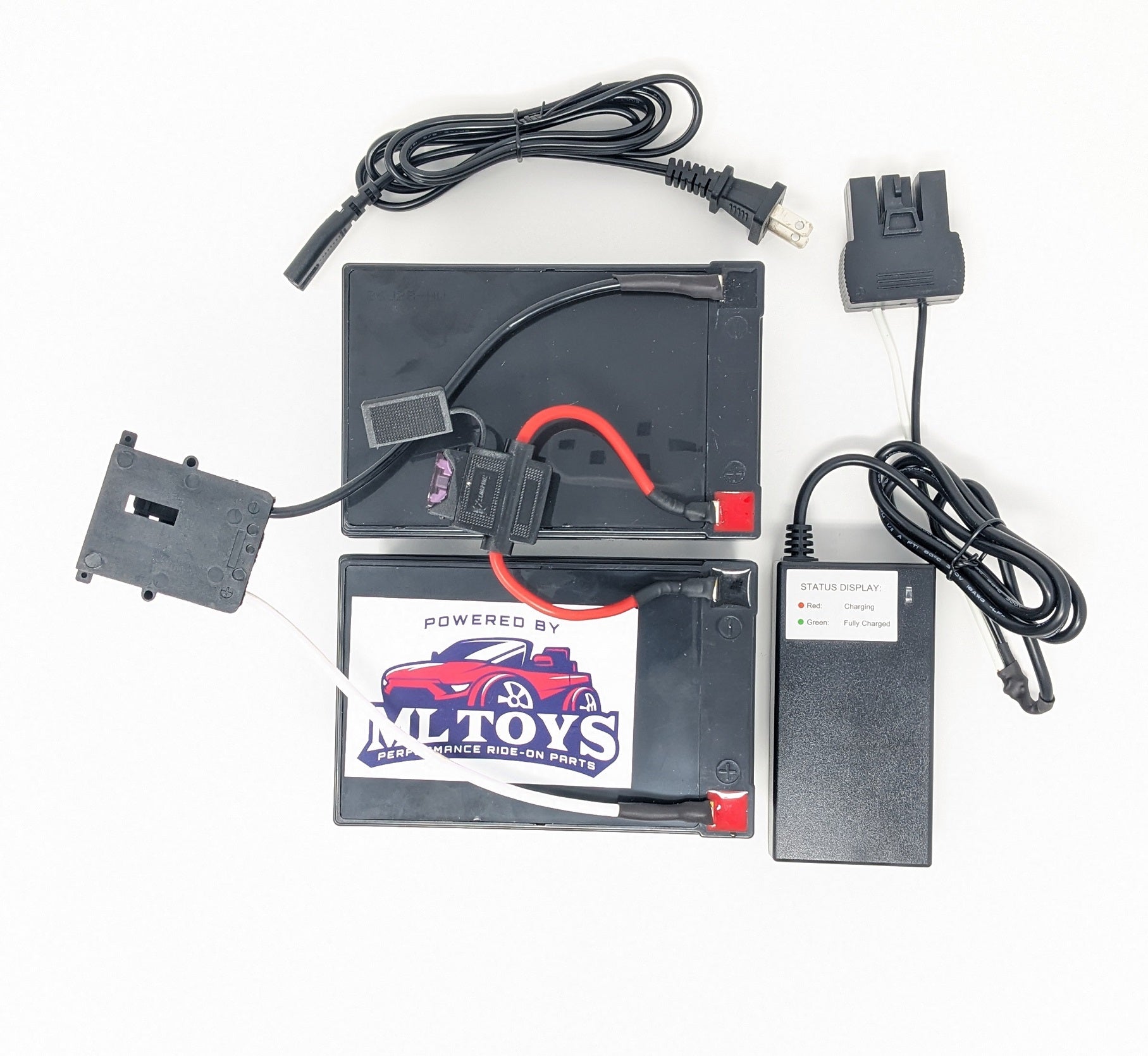 24 Volt Conversion for 12 Volt Power Wheels w/ charger - ML Toys Store