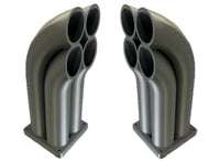 4 Stacked Tight Exhaust Headers