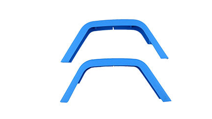 Jeep Wrangler Rear Fender Set - Blue