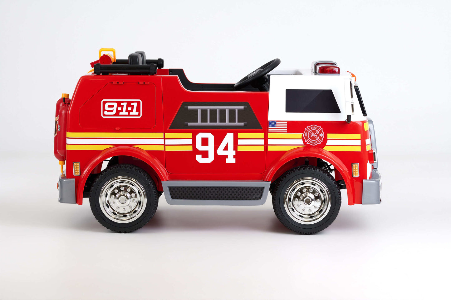 MLToys Fire Truck 12v Ride-On Vehicle