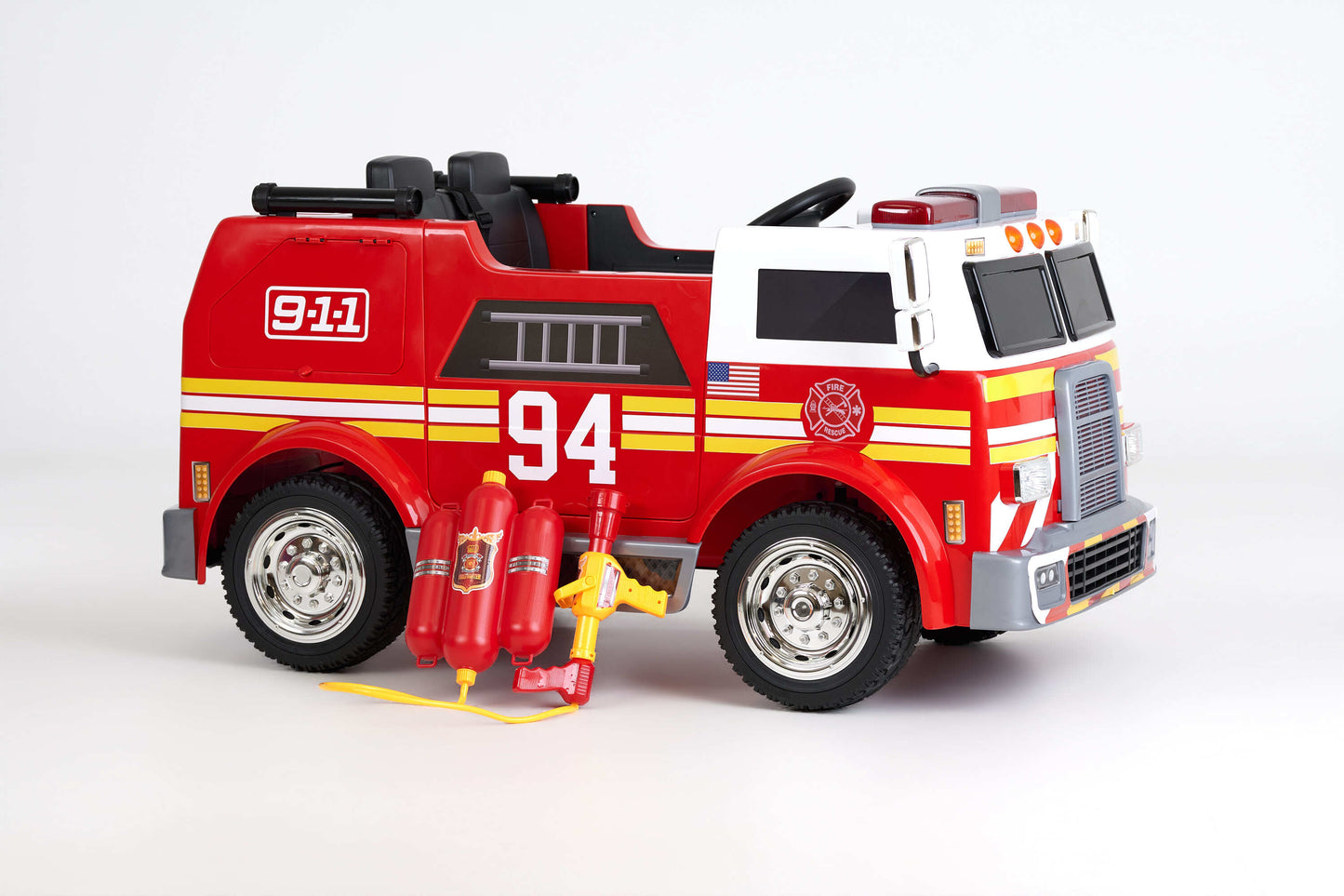 MLToys Fire Truck 12v Ride-On Vehicle