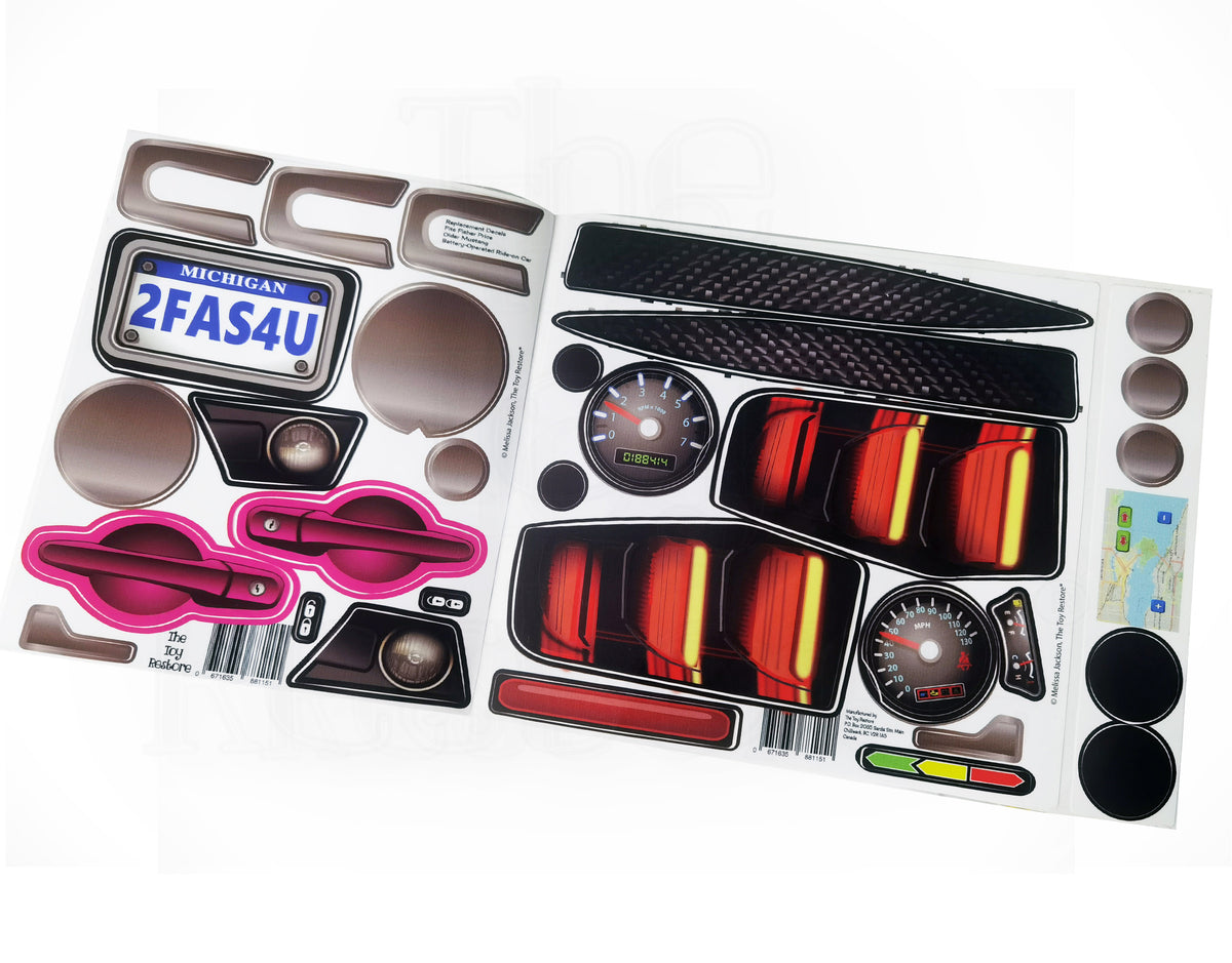 Mustang Pink Stickers