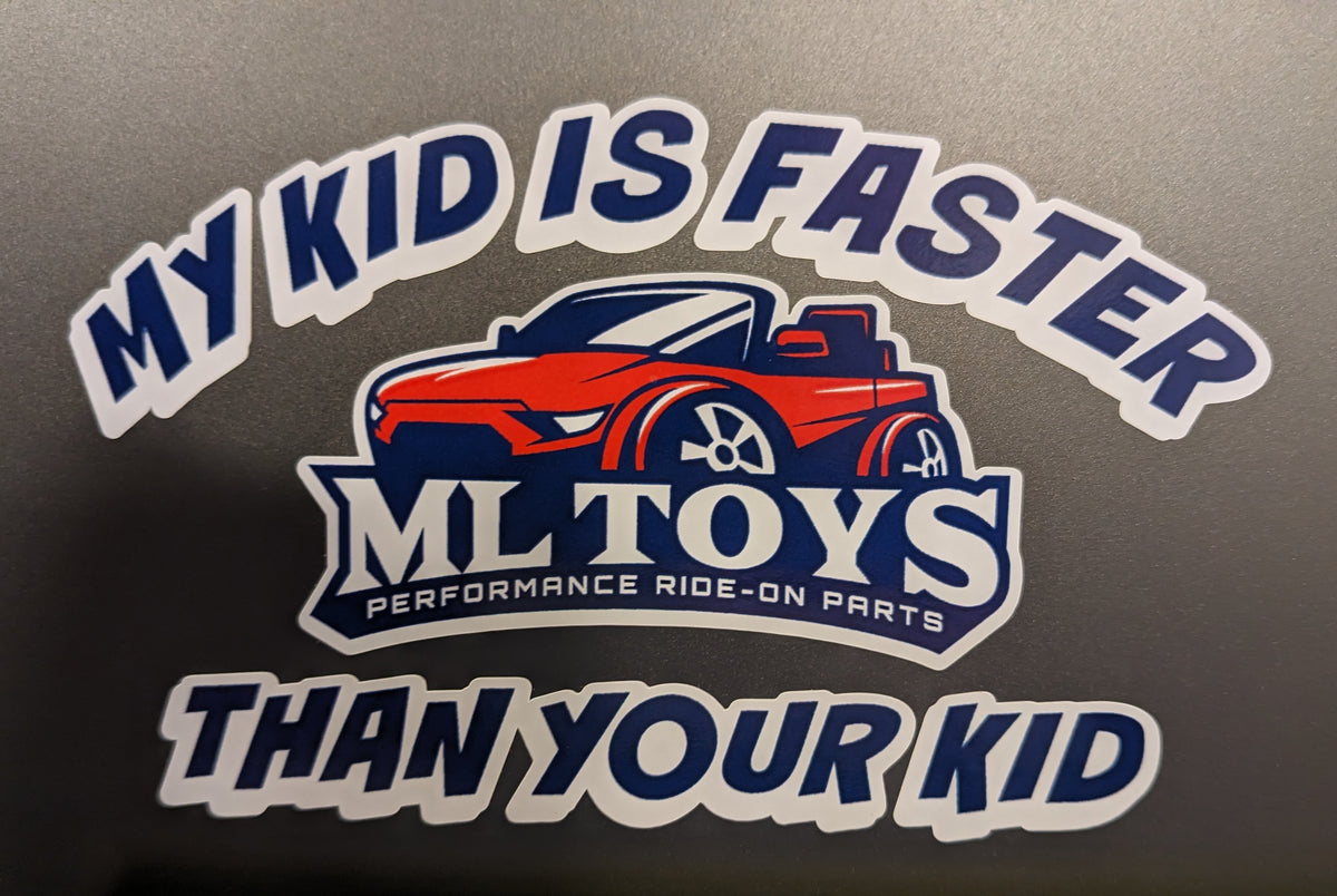 My Kid is Faster Than Your Kid Sticker