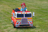 MLToys Fire Truck 12v Ride-On Vehicle