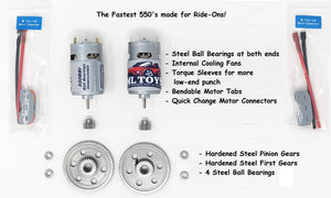 Stage II Kid Trax Motors w/ Steel First Gears