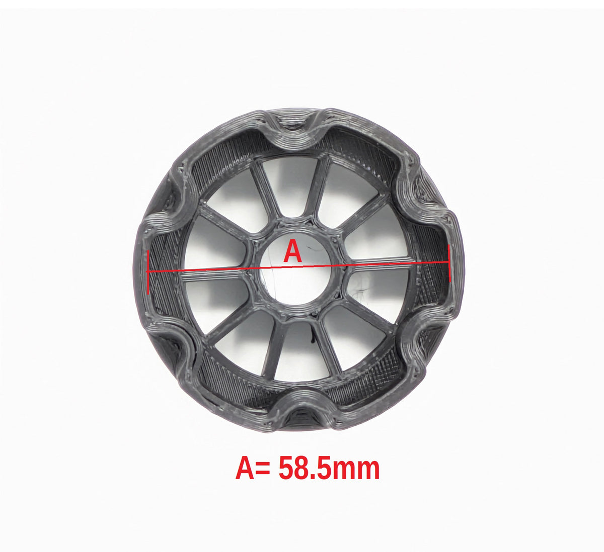 Hex-Clover to Phoenix or 7R Wheel Adapter