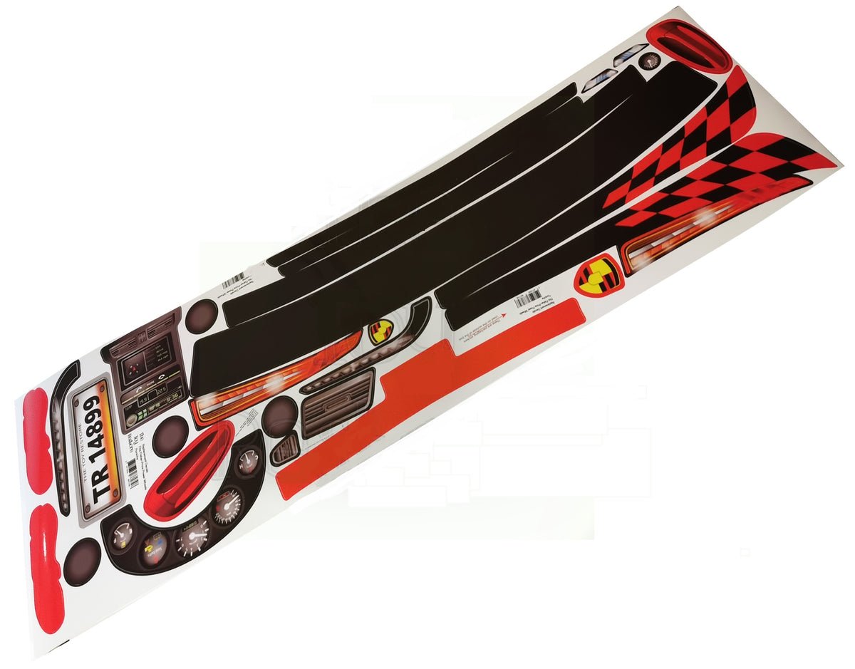 Porsche 911 GT3 Red Stickers