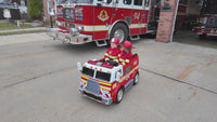 MLToys Fire Truck 12v Ride-On Vehicle