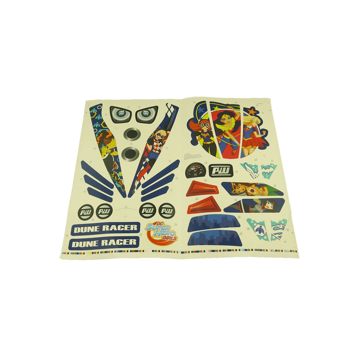 Dune Racer DC Girls Stickers