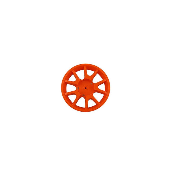 Hot Wheels Racer Front Hubcap Orange