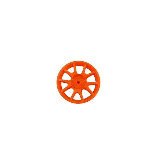 Hot Wheels Racer Rear Hubcap Orange