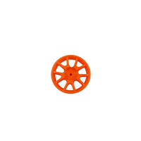 Hot Wheels Racer Rear Hubcap Orange