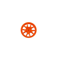 Hot Wheels Racer Rear Hubcap Orange