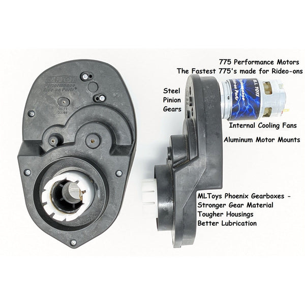 Stage III Motors Gearboxes for Power Wheels Jeep Wranglers ML Toys Store