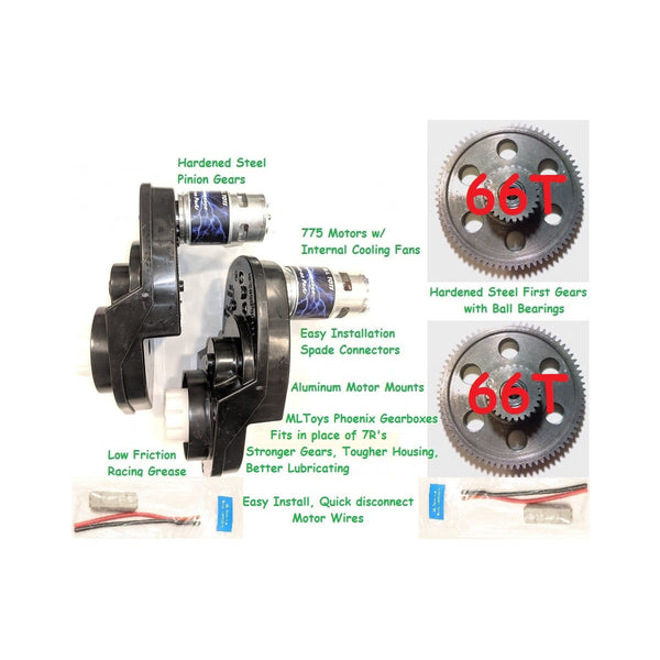 Power wheels shop jeep hurricane gearbox